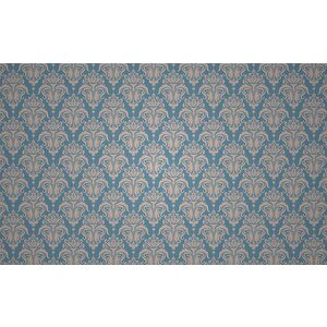 Nostaljik Laciver Altın Desenli Duvar Kağıdı - Dkm702024