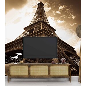 Fransa Paris Eyfel Kulesi Duvar Kağıdı - Dkm443011 375x200 cm