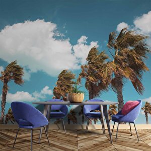 Palmiye Duvar Kağıdı Baskı - Dkm220037