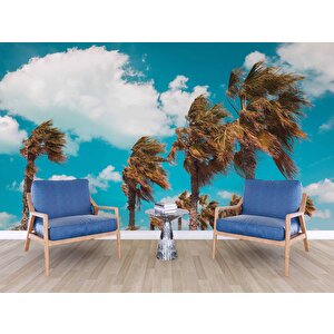 Palmiye Duvar Kağıdı Baskı - Dkm220111