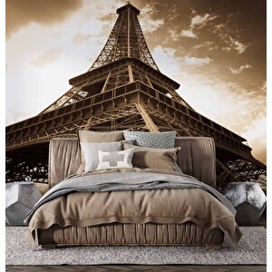 Fransa Paris Eyfel Kulesi Duvar Kağıdı - Dkm443048 250x260 cm