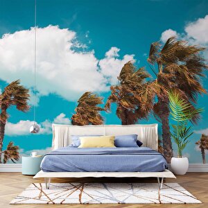 Palmiye Duvar Kağıdı Baskı - Dkm220109 200x315 cm