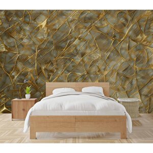 Zümrüt Mermer Desenli Duvar Kağıdı - Dkm481074 375x280 cm