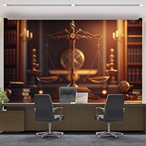 Adalet Temalı Duvar Kağıdı Baskı - Dkm145110 225x315 cm