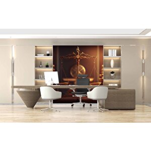 Adalet Temalı Duvar Kağıdı Baskı - Dkm145104