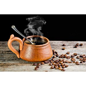 Fincanda Kahve Cafe Duvar Kağıdı Baskı - Dkb281099