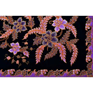 Pembe Çiçek Dokuma Desenli Duvar Kağıdı - Dkm843055