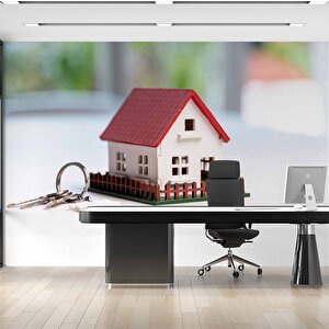 Ev Anahtar Temalı Duvar Kağıdı Baskı - Dkm134111 250x315 cm