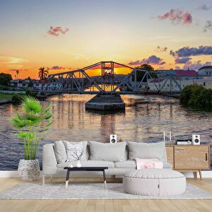 Küba Matanzas Şehri Köprüsü Manzaralı Duvar Kağıdı - Dkb937070 275x280 cm