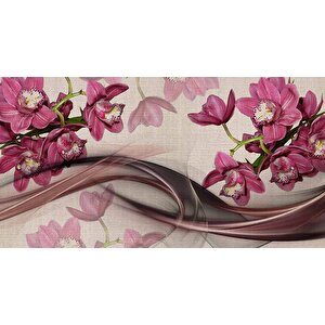 Pembe Çiçek Duvar Kağıdı - Dkm500034