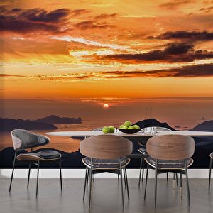 Günbatımı Duvar Kağıdı Baskı - Dkm225041