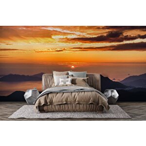 Günbatımı Duvar Kağıdı Baskı - Dkm225118 425x315 cm