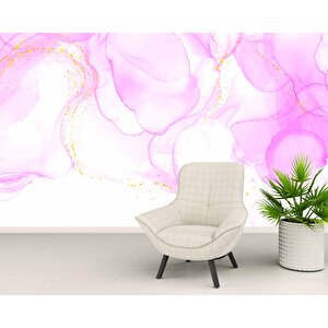 Pembe Mermer Desenli Duvar Kağıdı - Dkm688117