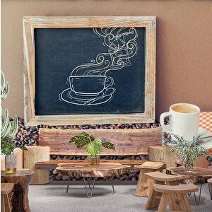 Kahve Bardağı Ve Çekirdeği Temalı Cafe Duvar Kağıdı Baskı - Dkm149067 200x280 cm