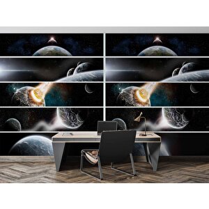 Galaksi Duvar Kağıdı Baskı - Dkm437045