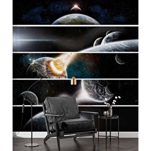 Galaksi Duvar Kağıdı Baskı - Dkm437045