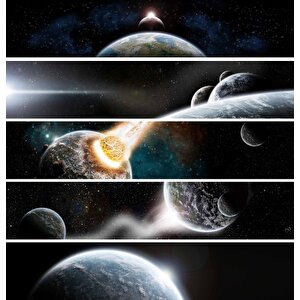 Galaksi Duvar Kağıdı Baskı - Dkm437045