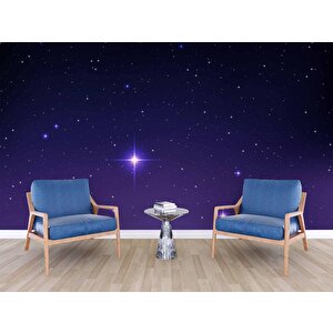 Uzay Ve Yıldız Temalı Temalı Duvar Kağıdı Baskı - Dkm565034