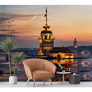 Günbatımı Kızkulesi Manzaralı Duvar Kağıdı - Dkm734010