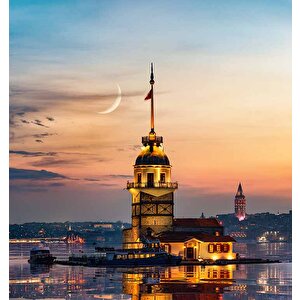 Günbatımı Kızkulesi Manzaralı Duvar Kağıdı - Dkm734010