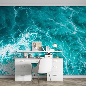 Mavi Deniz Temalı Duvar Kağıtları - Dkm595121