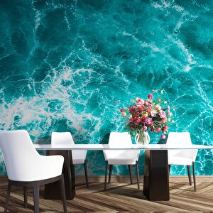 Mavi Deniz Temalı Duvar Kağıtları - Dkm595121