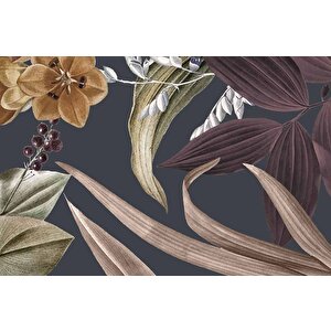 Kurumuş Yaprak Temalı Duvar Kağıdı - Dkm473055