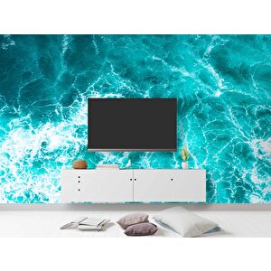 Mavi Deniz Temalı Duvar Kağıtları - Dkm595089 225x300 cm