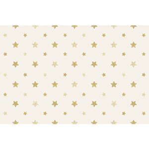 Yıldız Desenli Çocuk Odası Duvar Kağıdı Baskı - Dkm167125