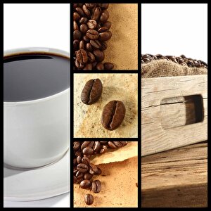 Kahve Temalı Cafe Duvar Kağıdı Baskı - Dkm291035