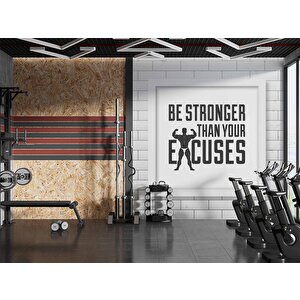 Güç Temalı Spor Salonu Duvar Kağıdı Baskı - Dkm204001