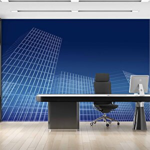 Soyut Bina Emlak Ve Gayrimenkul Duvar Kağıdı Baskı - Dkm307109 200x315 cm