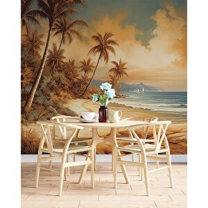 Suluboya Tropikal Deniz Manzaralı Duvar Kağıdı - Dkm986040