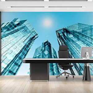 Apartman Projesi Gayrimenkul Emlak Ve Gayrimenkul Duvar Kağıdı Baskı - Dkm334102 550x300 cm