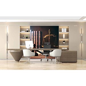 Hukuk Temalı Duvar Kağıdı Baskı - Dkm143071