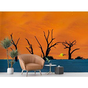 Gölge Ve Ağaç Manzaralı Duvar Kağıdı - Dkm692082