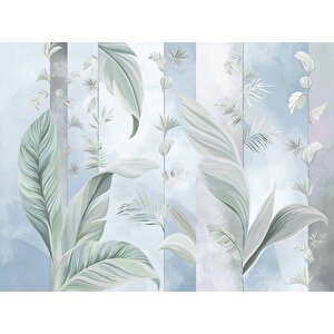 Soft Tüy Çizim Desenli Duvar Kağıdı - Dkm990035