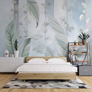 Soft Tüy Çizim Desenli Duvar Kağıdı - Dkm990095 375x300 cm