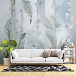 Soft Tüy Çizim Desenli Duvar Kağıdı - Dkm990104 700x300 cm