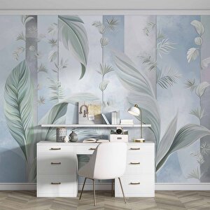 Soft Tüy Çizim Desenli Duvar Kağıdı - Dkm990104