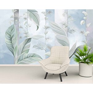 Soft Tüy Çizim Desenli Duvar Kağıdı - Dkm990104