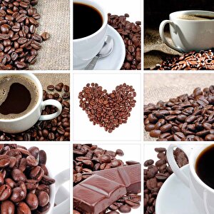 Kahve Cafe Duvar Kağıdı Baskı - Dkm264048