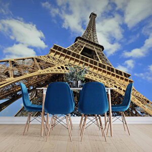 Fransa Paris Eyfel Kulesi Manzarası Duvar Kağıdı - Dkm457058