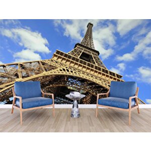 Fransa Paris Eyfel Kulesi Manzarası Duvar Kağıdı - Dkm457058