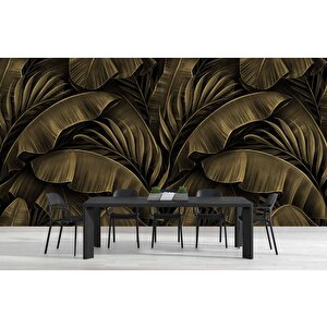 Tropikal Yaprak Temalı Duvar Kağıdı Baskı - Dkm-014_67879