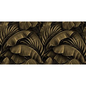 Tropikal Yaprak Temalı Duvar Kağıdı Baskı - Dkm-014_67879