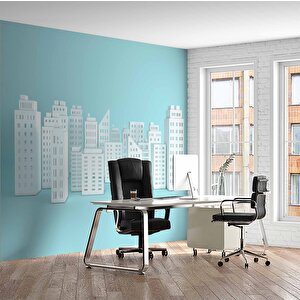 Emlak-gayrimenkul Temalı Duvar Kağıdı Baskı - Dkm139048 250x260 cm