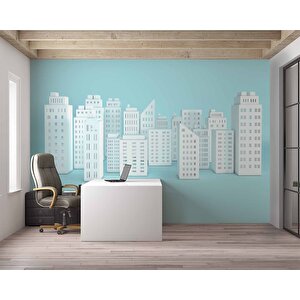 Emlak-gayrimenkul Temalı Duvar Kağıdı Baskı - Dkm139118 425x315 cm