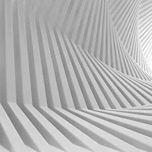3 Boyutlu Geometrik Derinlik Duvar Kağıdı Baskı - Dkm556062