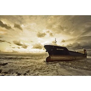 Deniz Ve Gemi Manzaralı Duvar Kağıdı - Dkm737099